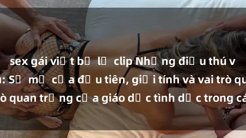 sex gái việt bị lộ clip Những điều thú vị về sex ở Bắc Âu: Sự mở cửa đầu tiên, giới tính và vai trò quan trọng của giáo dục tình dục trong các quốc gia này.